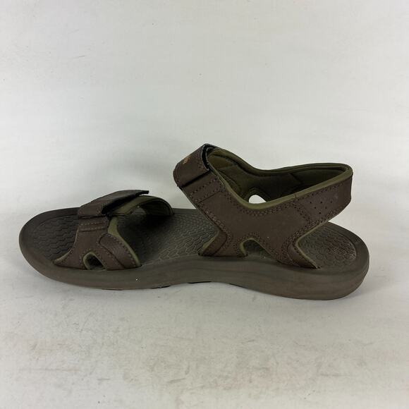 Columbia Riptide II Hiking Sandals Men\'s 9 Brown Low Adjustable Strap YM5363-255